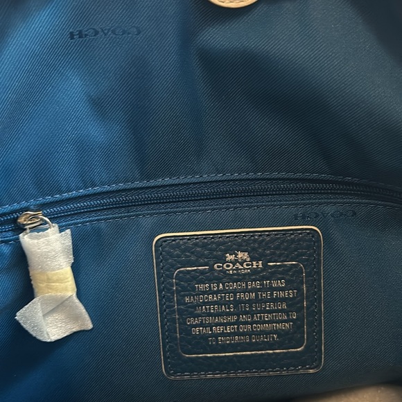 l 🎉NWT Coach DENIM Edie Carriage Embossed 🩵💙 - Picture 6 of 10